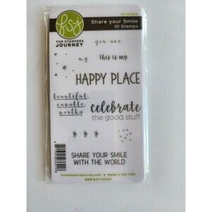 Fun Stampers Journey - Share your Smile 10 Stamps B34